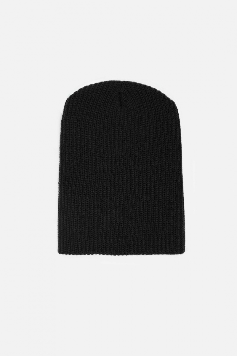 Bonnet Mnml Classiche Beanie Noir Homme | TEU-3462254