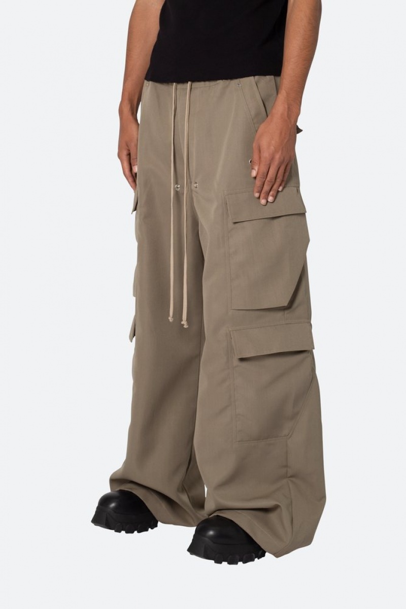 Cargos Mnml Rave Double Cargo Pants Vert Olive  | WCP-3532191