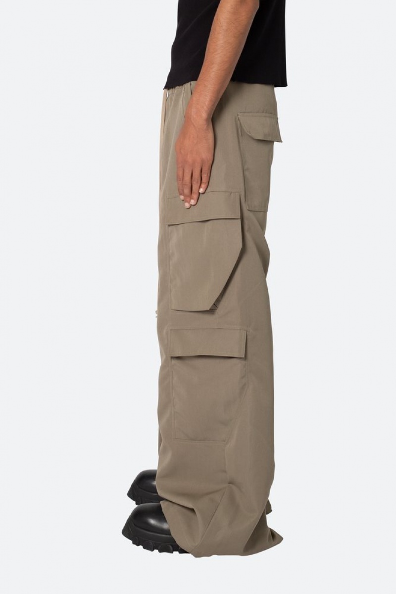 Cargos Mnml Rave Double Cargo Pants Vert Olive  | WCP-3532191