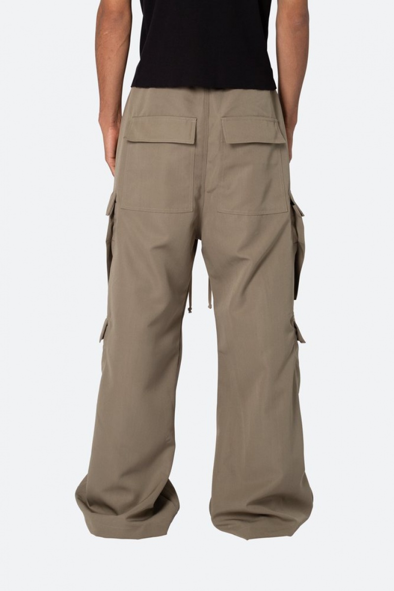 Cargos Mnml Rave Double Cargo Pants Vert Olive  | WCP-3532191