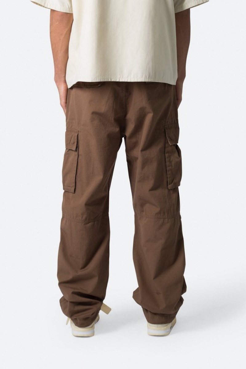 Cargos Mnml Ultra Baggy Vintage Cargo Pants Marron  | UBQ-9650356