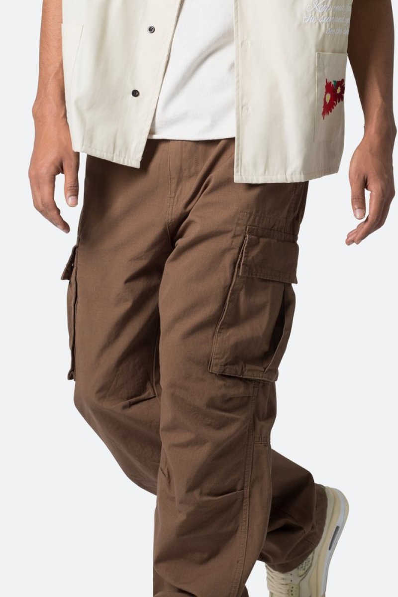 Cargos Mnml Ultra Baggy Vintage Cargo Pants Marron  | UBQ-9650356