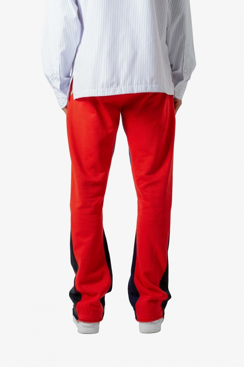 Pantalon Survêtement Mnml Contrast Bootcut Sweatpants Rouge  | DMM-6540954