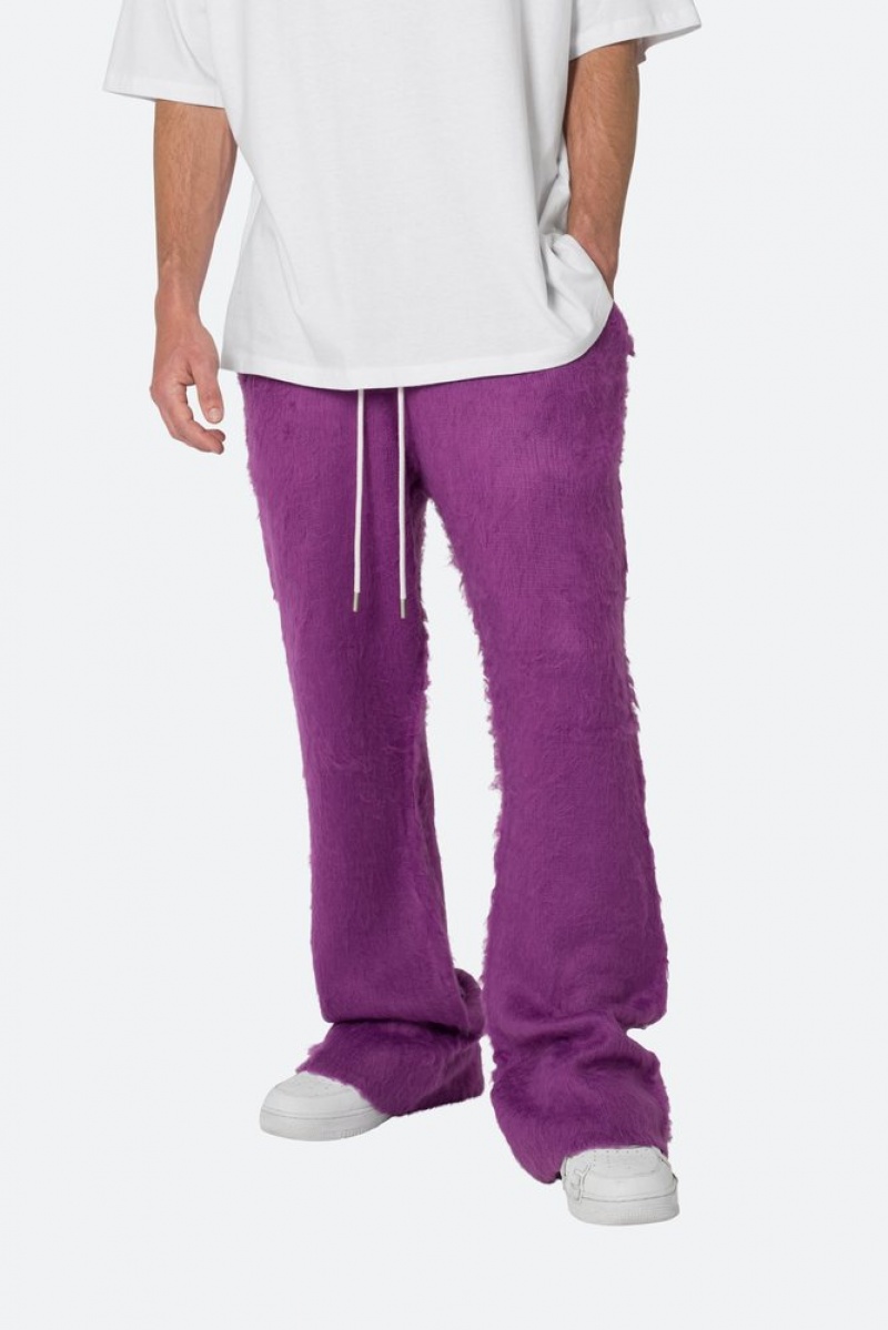 Pantalon Survêtement Mnml Fuzzy Sweatpants Violette  | SZG-9603994