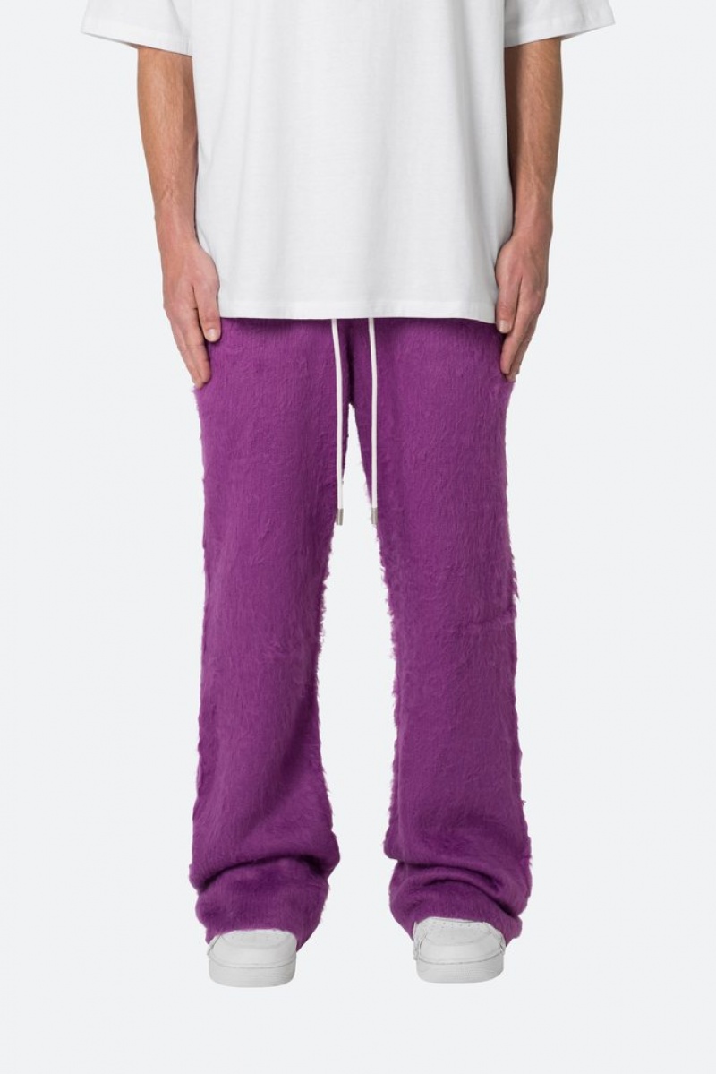 Pantalon Survêtement Mnml Fuzzy Sweatpants Violette  | SZG-9603994