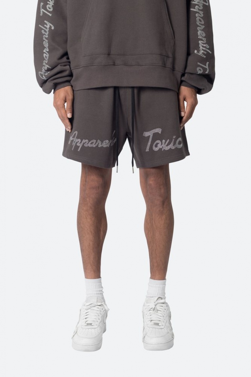 Short Mnml Apparently Toxic Sweatshorts Noir  | FKE-1057122