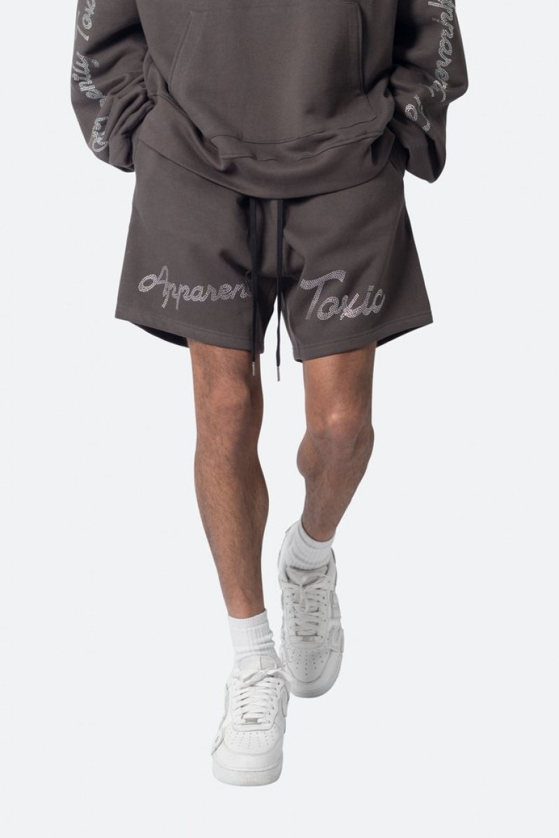 Short Mnml Apparently Toxic Sweatshorts Noir  | FKE-1057122