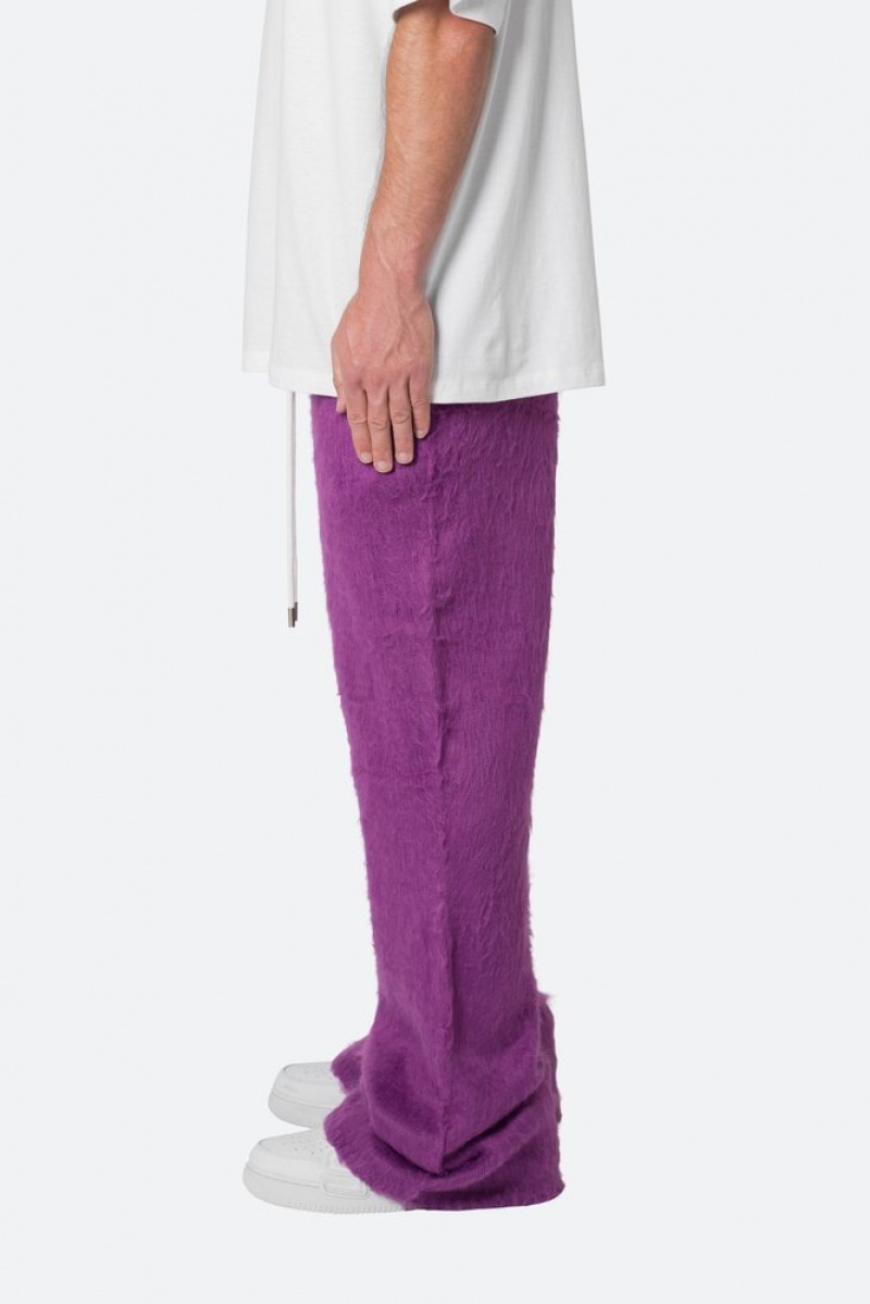 Pantalon Survêtement Mnml Fuzzy Sweatpants Violette  | SZG-9603994