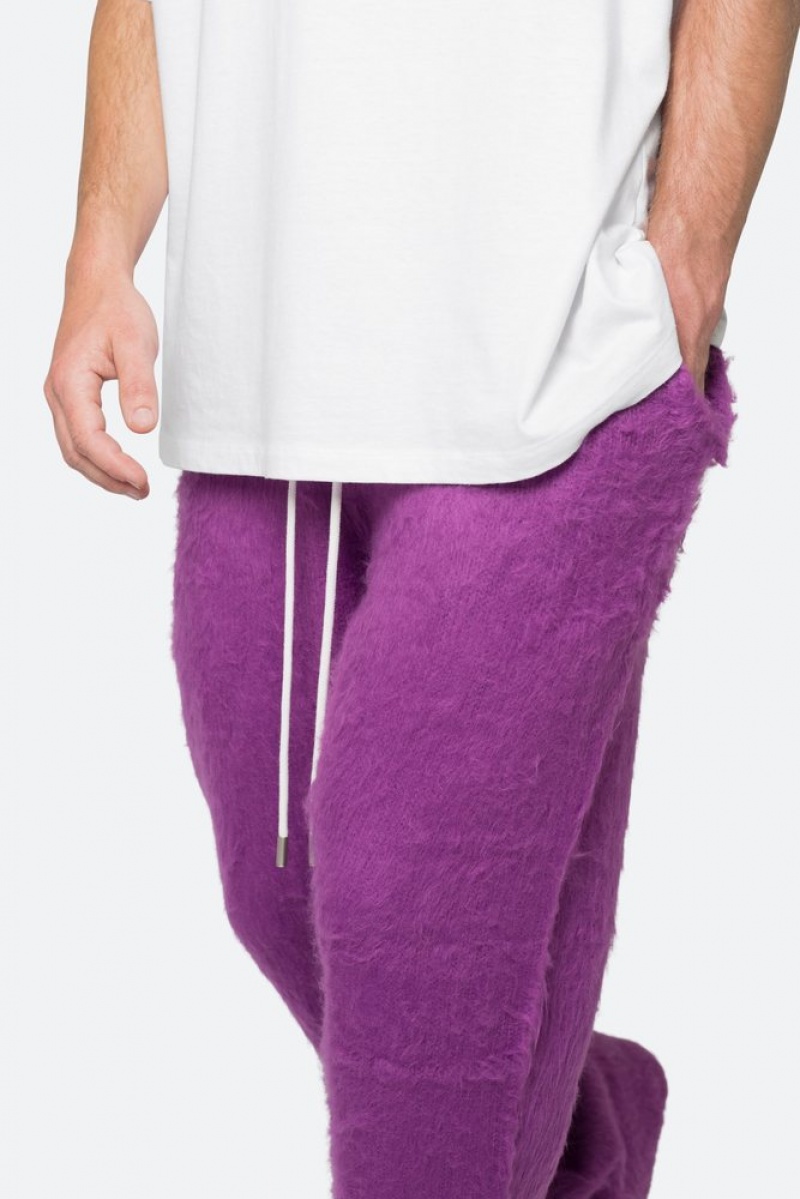 Pantalon Survêtement Mnml Fuzzy Sweatpants Violette  | SZG-9603994