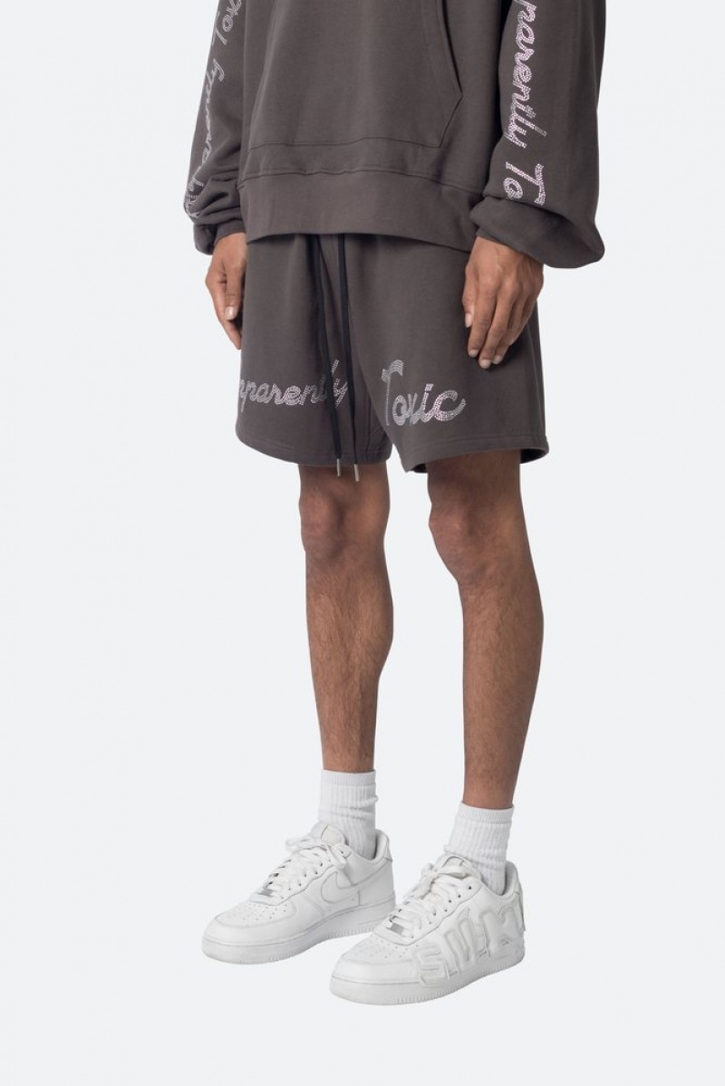 Short Mnml Apparently Toxic Sweatshorts Noir  | FKE-1057122