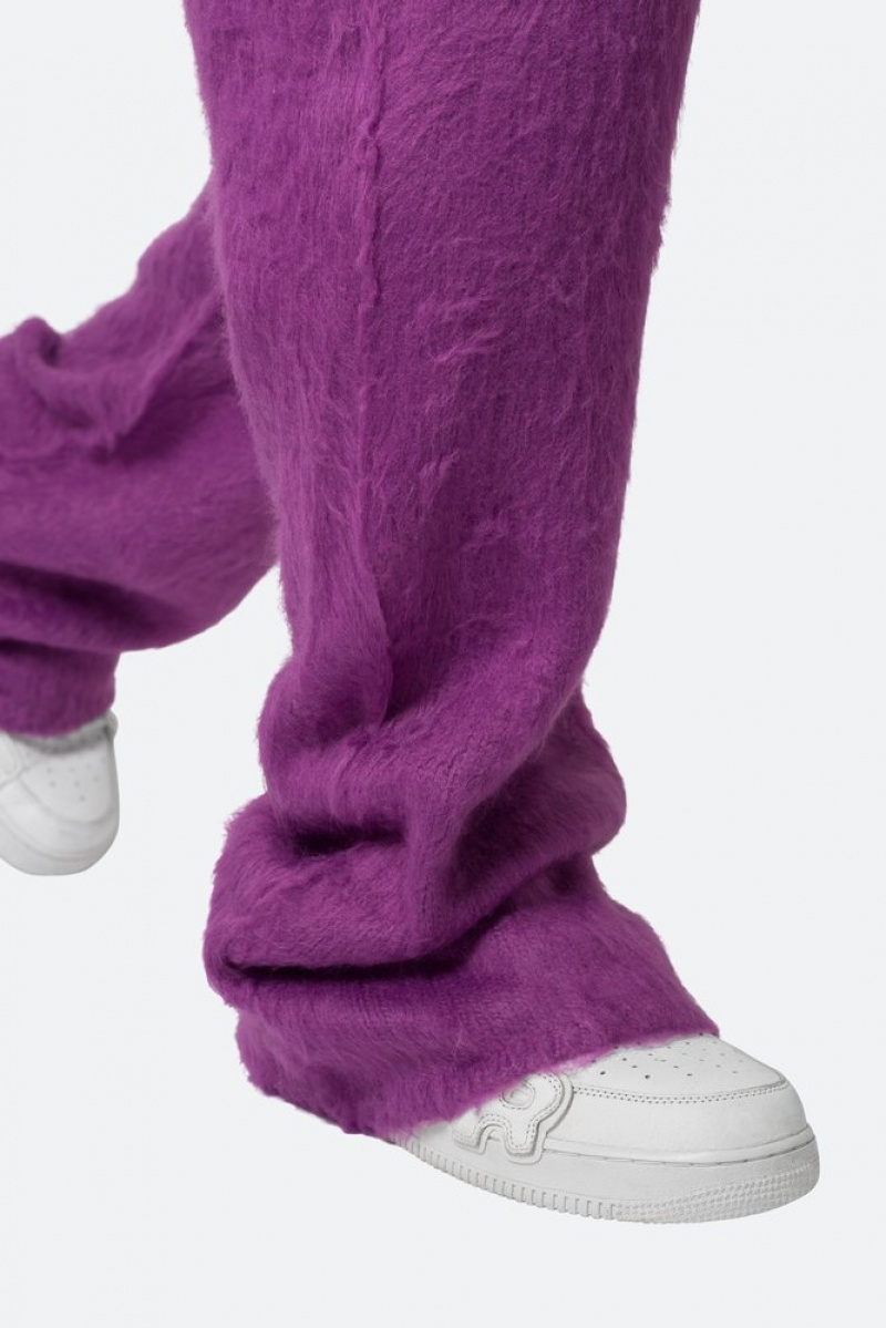 Pantalon Survêtement Mnml Fuzzy Sweatpants Violette  | SZG-9603994