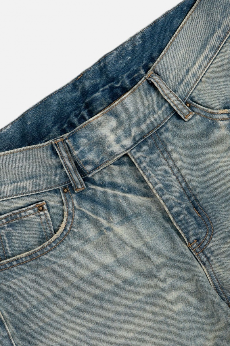 Straight Denim Mnml D53 Droit Denim Bleu Homme | IHW-8541360