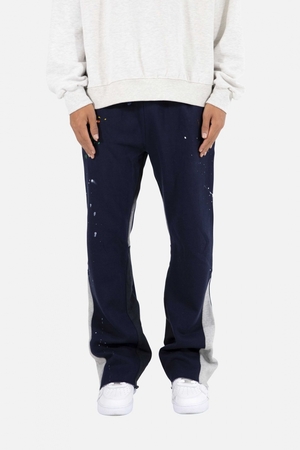 Pantalon Survêtement Mnml Contrast Bootcut Sweatpants Bleu Marine Homme | KAJ-9601917