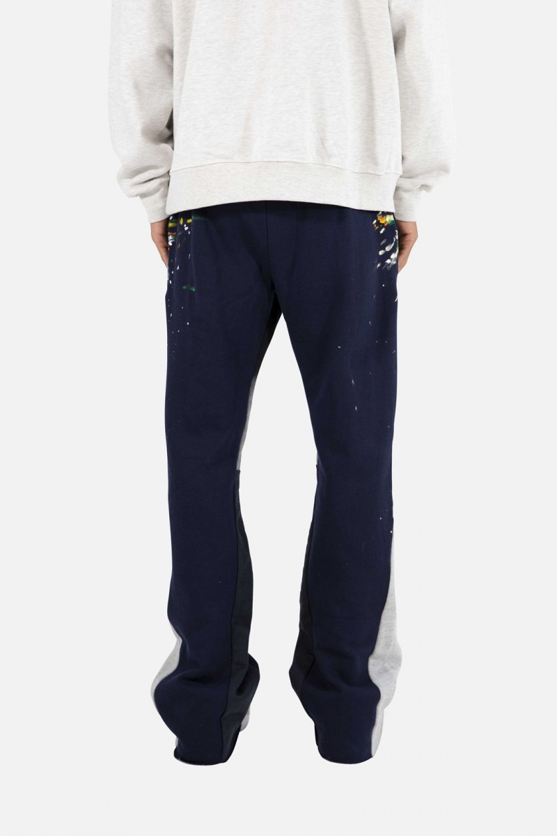 Pantalon Survêtement Mnml Contrast Bootcut Sweatpants Bleu Marine Homme | KAJ-9601917