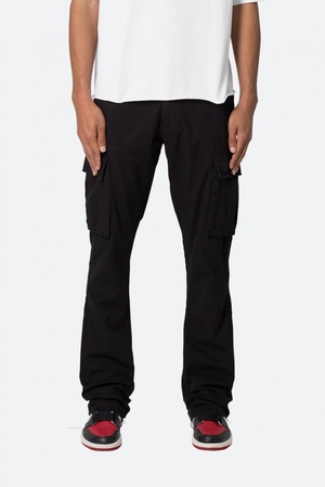 Cargos Mnml Bootcut Cargo Pants Noir  | YEP-6523691