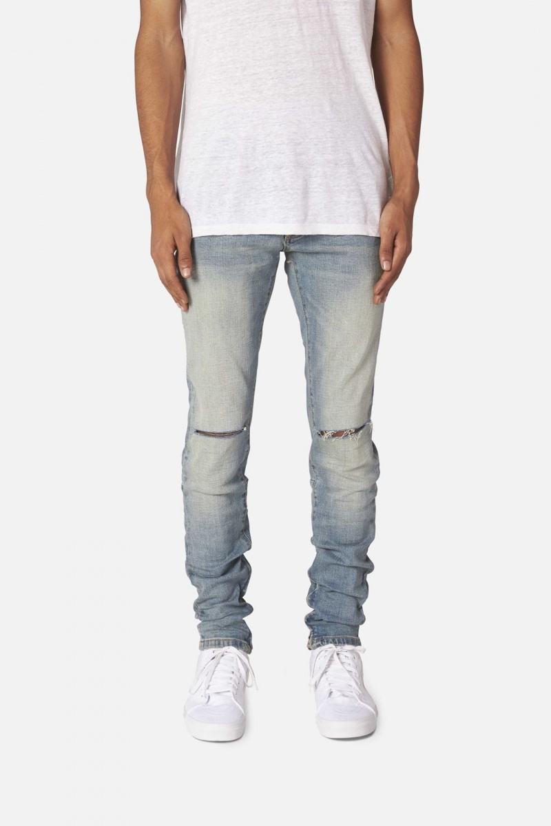 Slim Denim Mnml M6 Stretch Denim Bleu Homme | VYU-5995612