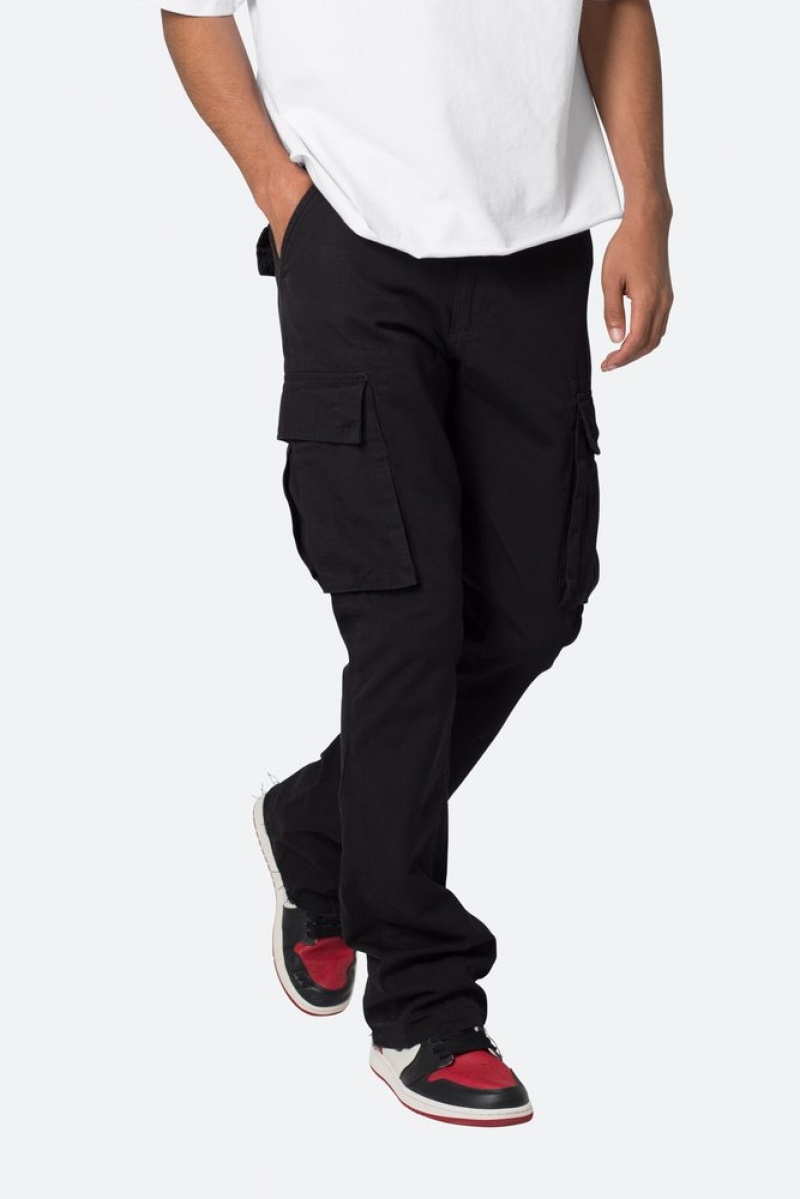 Cargos Mnml Bootcut Cargo Pants Noir  | YEP-6523691