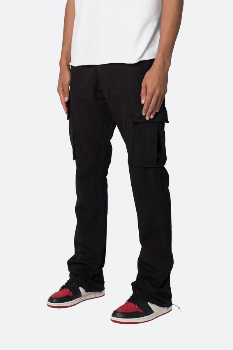 Cargos Mnml Bootcut Cargo Pants Noir  | YEP-6523691