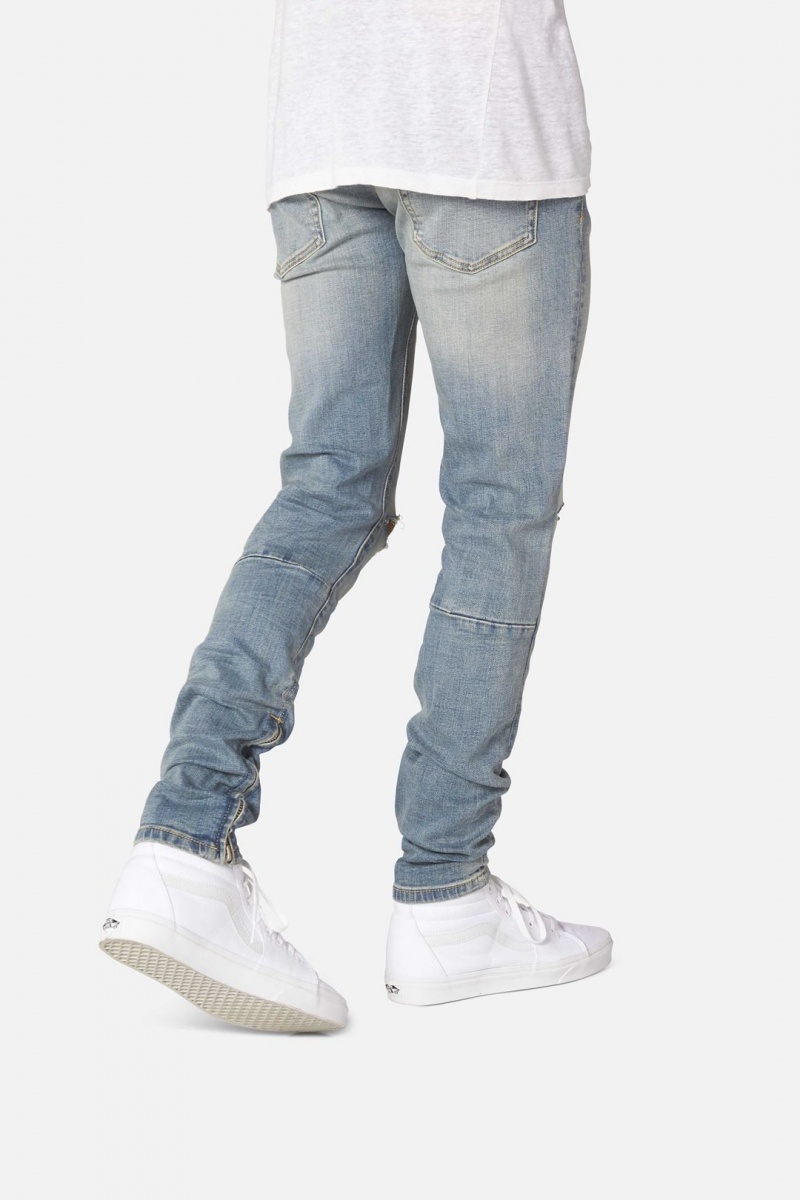 Slim Denim Mnml M6 Stretch Denim Bleu Homme | VYU-5995612