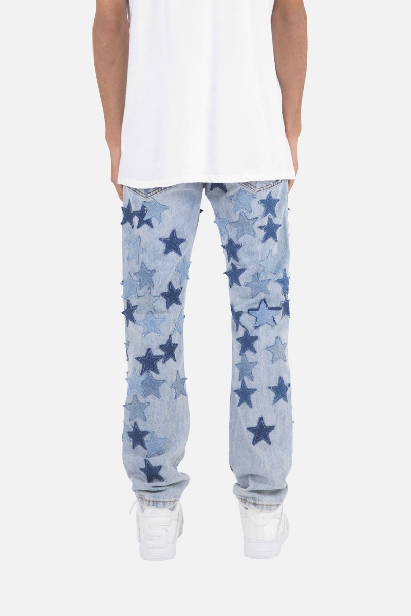 Straight Denim Mnml D271 Star Droit Denim Bleu Homme | WUW-4522008