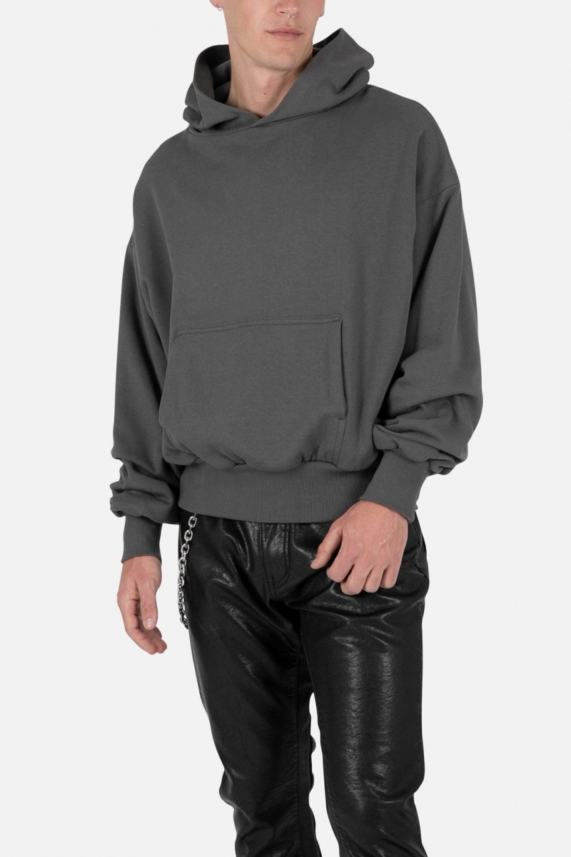 Sweats Mnml Double Layer Hoodie Grise Homme | VFK-3158974