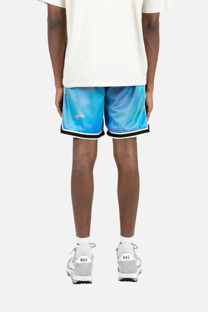 Short Mnml Digital Basketball Shorts Bleu Homme | LBO-3033043