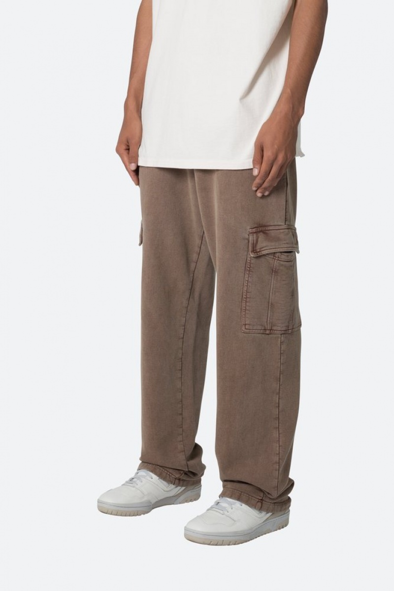 Pantalon Survêtement Mnml Washed Cargo Sweatpants Marron  | BBY-6902836