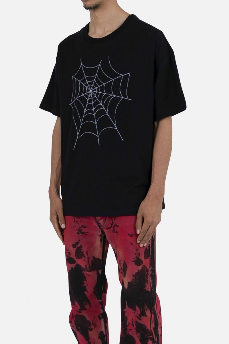 Debardeur Mnml Spider Web Tee Noir Homme | GPN-8346442