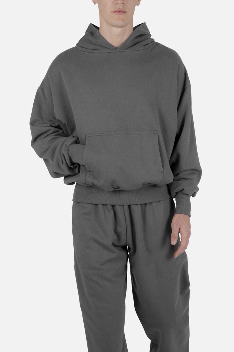 Sweats Mnml Double Layer Hoodie Grise Homme | VFK-3158974