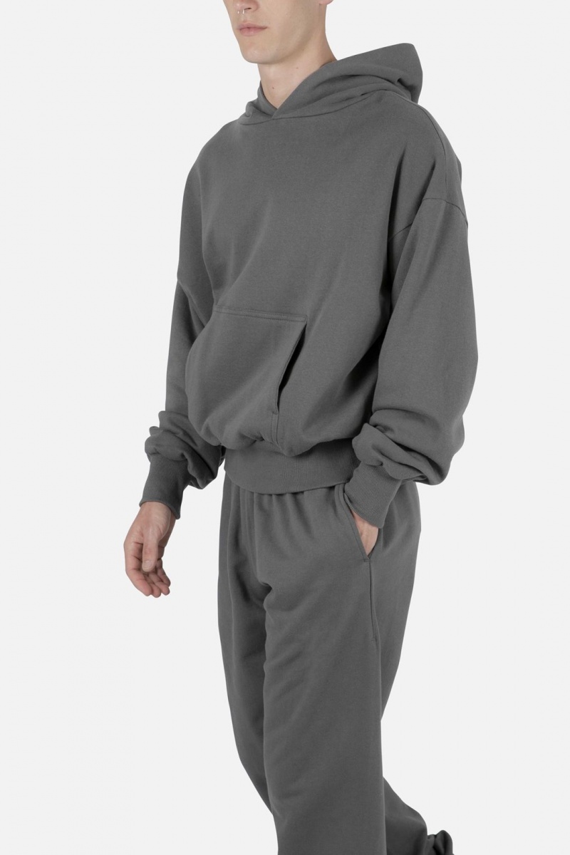 Sweats Mnml Double Layer Hoodie Grise Homme | VFK-3158974