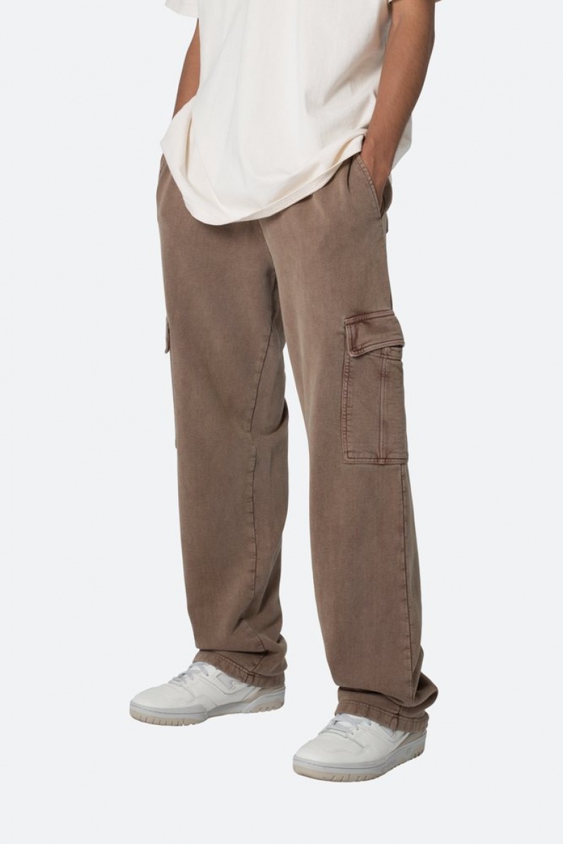 Pantalon Survêtement Mnml Washed Cargo Sweatpants Marron  | BBY-6902836