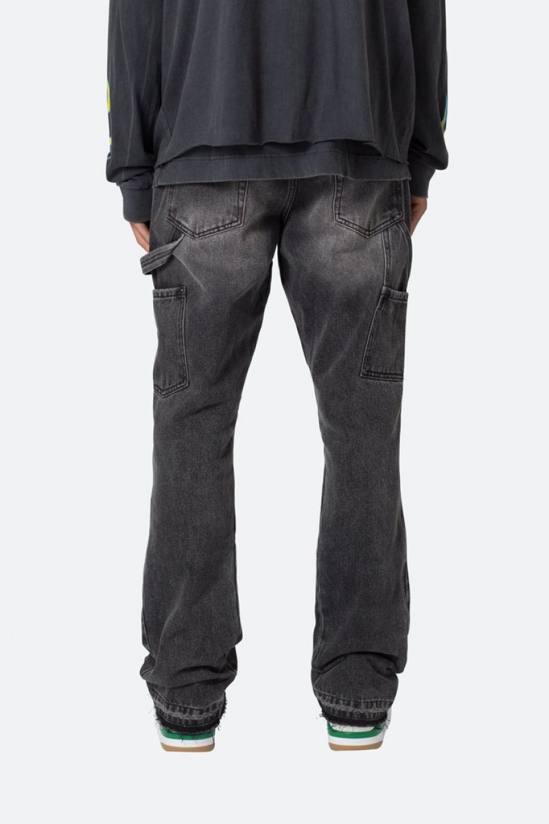 Flare Denim Mnml B531 Carpenter Flare Denim Noir  | KAO-6972381