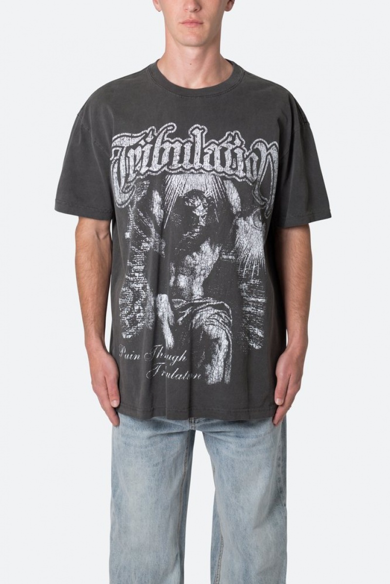 Tees Mnml Tribulation Tee Noir  | HEY-1506410