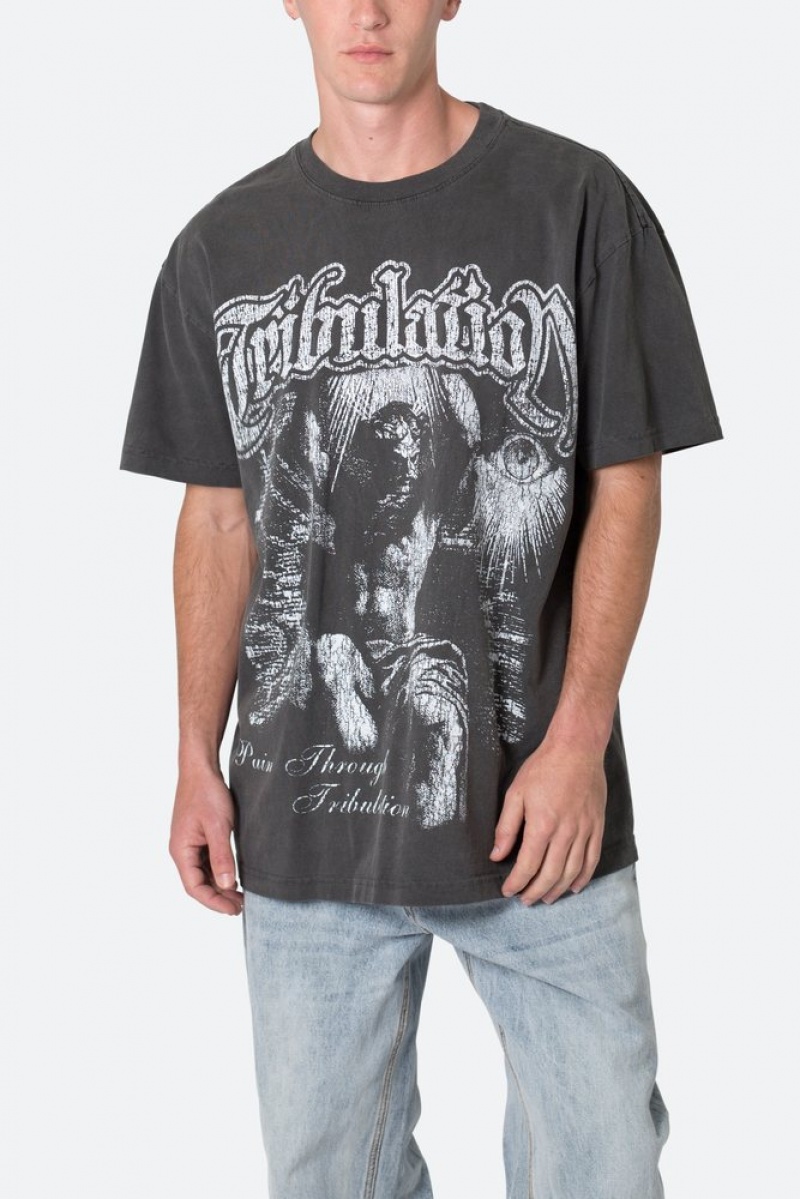 Tees Mnml Tribulation Tee Noir  | HEY-1506410