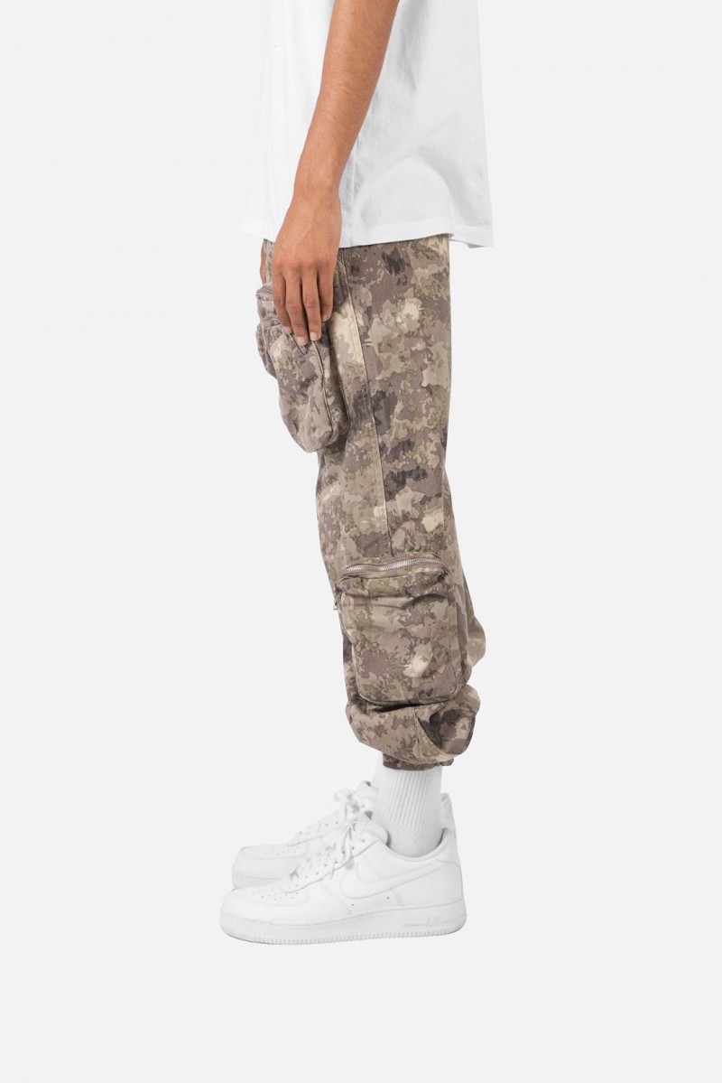 Cargos Mnml Zippé Cargo Pants Camouflage Homme | TSU-0755378