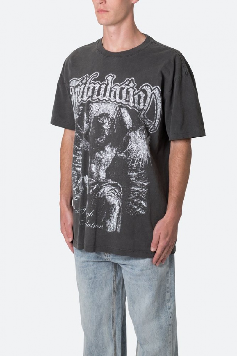 Tees Mnml Tribulation Tee Noir  | HEY-1506410