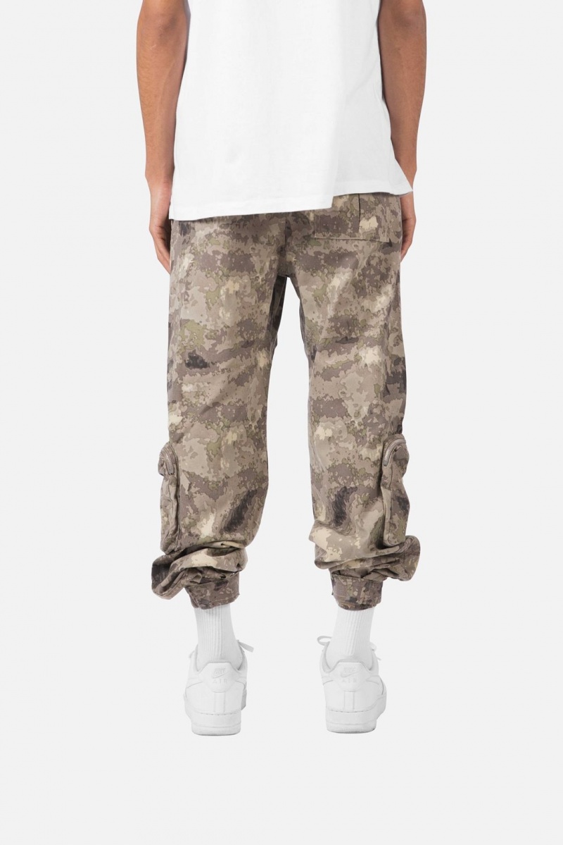 Cargos Mnml Zippé Cargo Pants Camouflage Homme | TSU-0755378