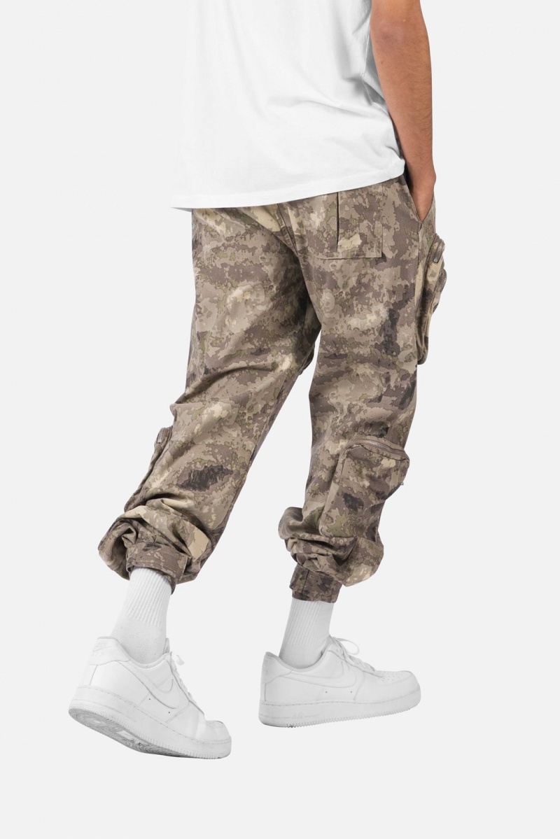 Cargos Mnml Zippé Cargo Pants Camouflage Homme | TSU-0755378