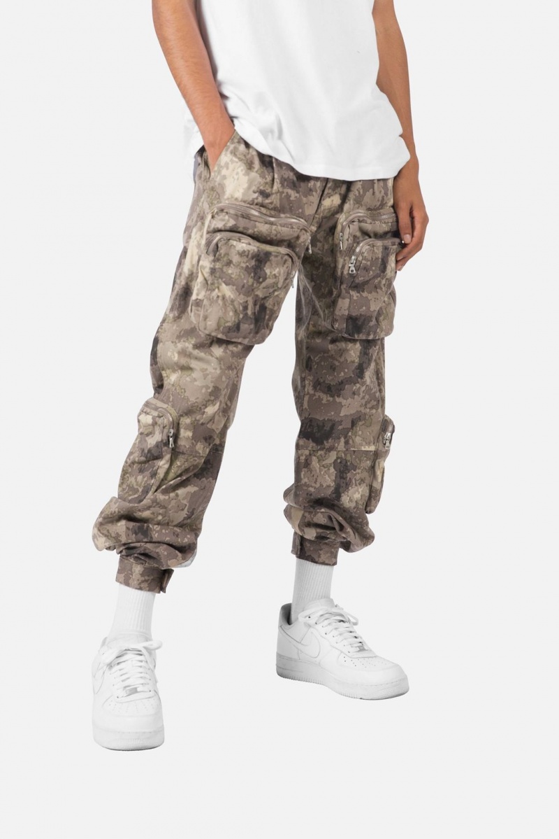 Cargos Mnml Zippé Cargo Pants Camouflage Homme | TSU-0755378