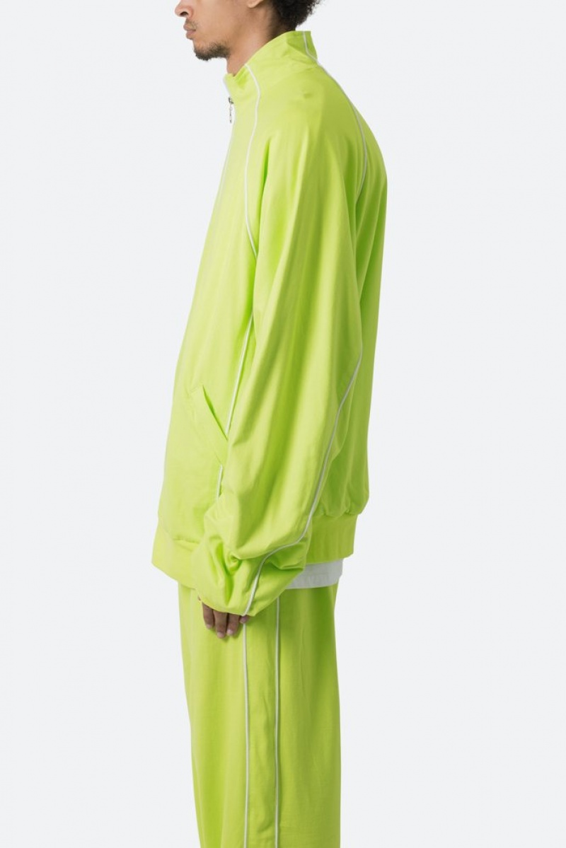 Vestes Mnml Oversized Jersey Piste Jacket Acid Lime  | MQU-5538334