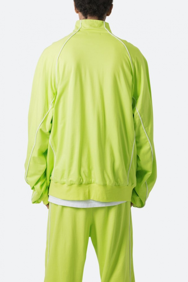 Vestes Mnml Oversized Jersey Piste Jacket Acid Lime  | MQU-5538334