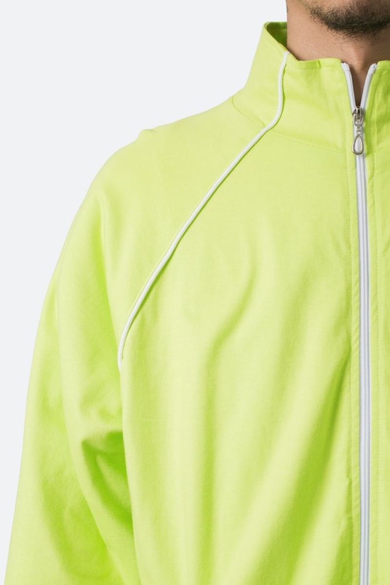 Vestes Mnml Oversized Jersey Piste Jacket Acid Lime  | MQU-5538334