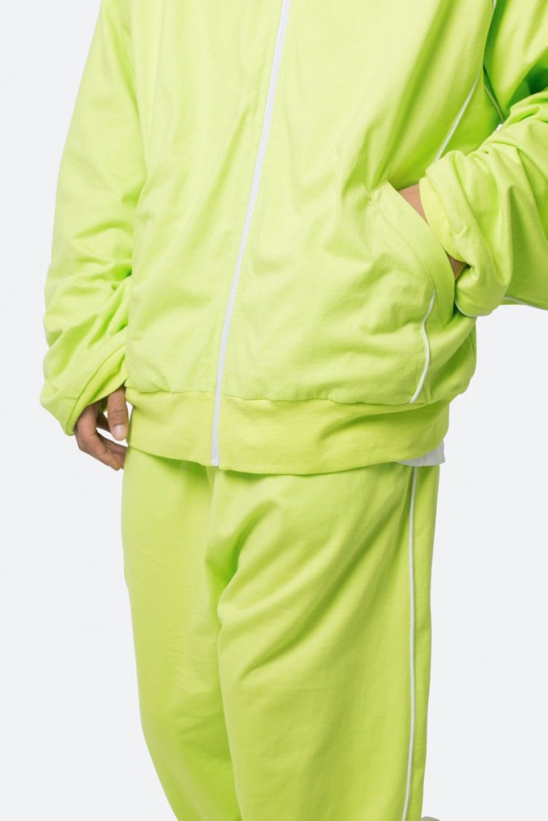 Vestes Mnml Oversized Jersey Piste Jacket Acid Lime  | MQU-5538334