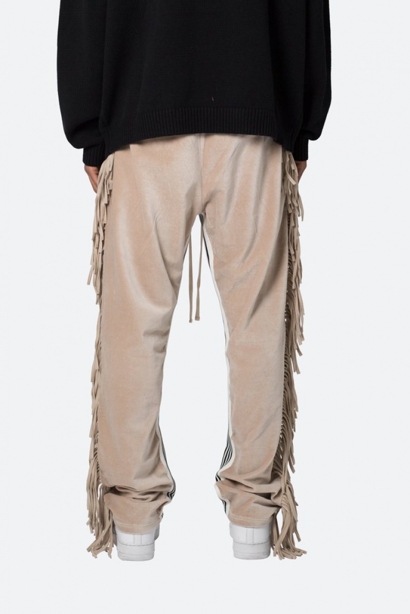 Pantalon Survêtement Mnml Fringe Velour Sweatpants Dust  | MKN-5651797