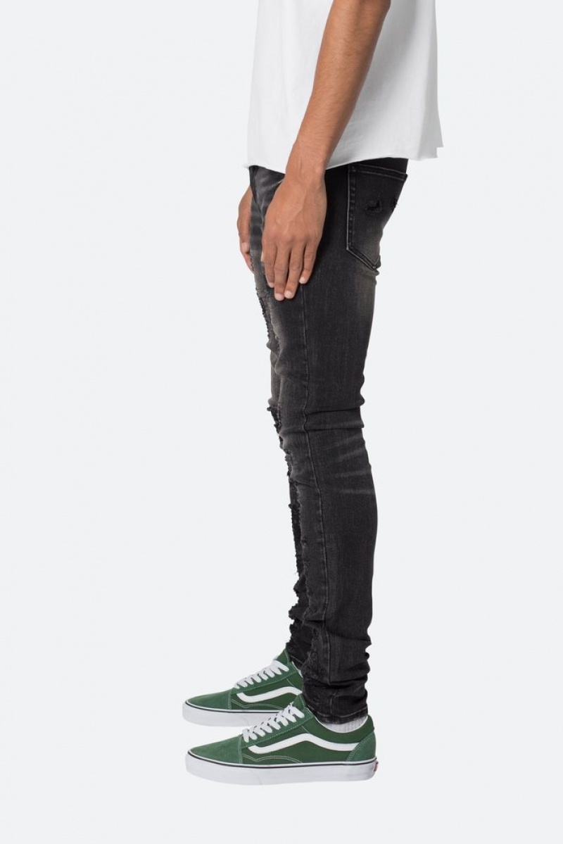 Skinny Denim Mnml X565 Mince Denim Noir  | OHG-6212560