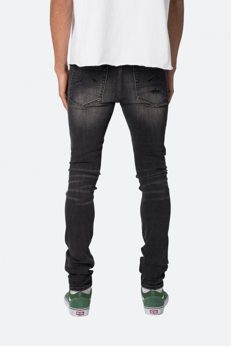 Skinny Denim Mnml X565 Mince Denim Noir  | OHG-6212560