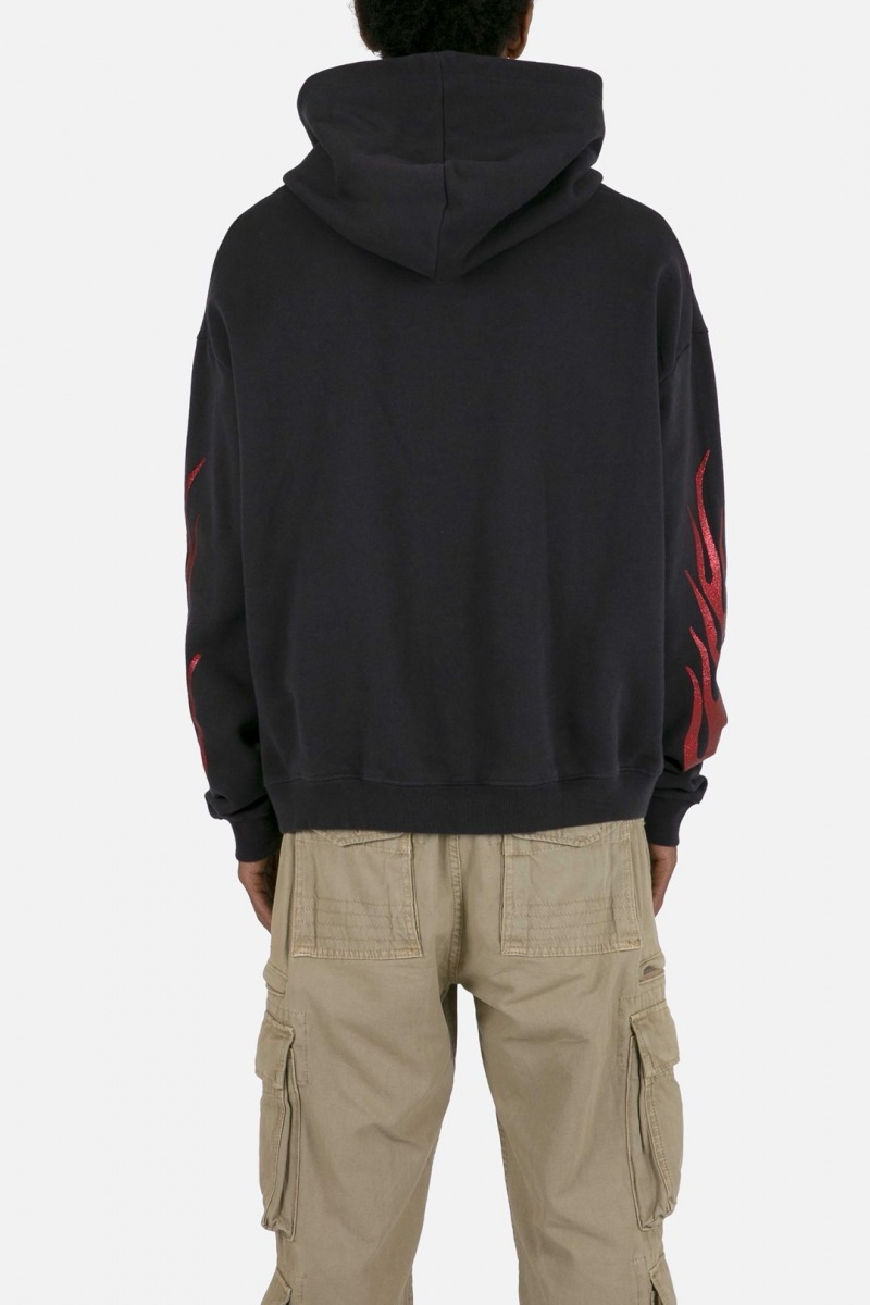 Sweats Mnml Flame Hoodie Noir Homme | NJW-0261632