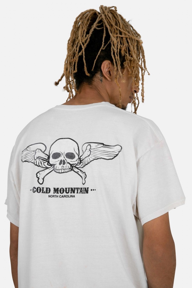 Debardeur Mnml Vintage Cold Mountain Tee Blanche Homme | ZGL-3645000