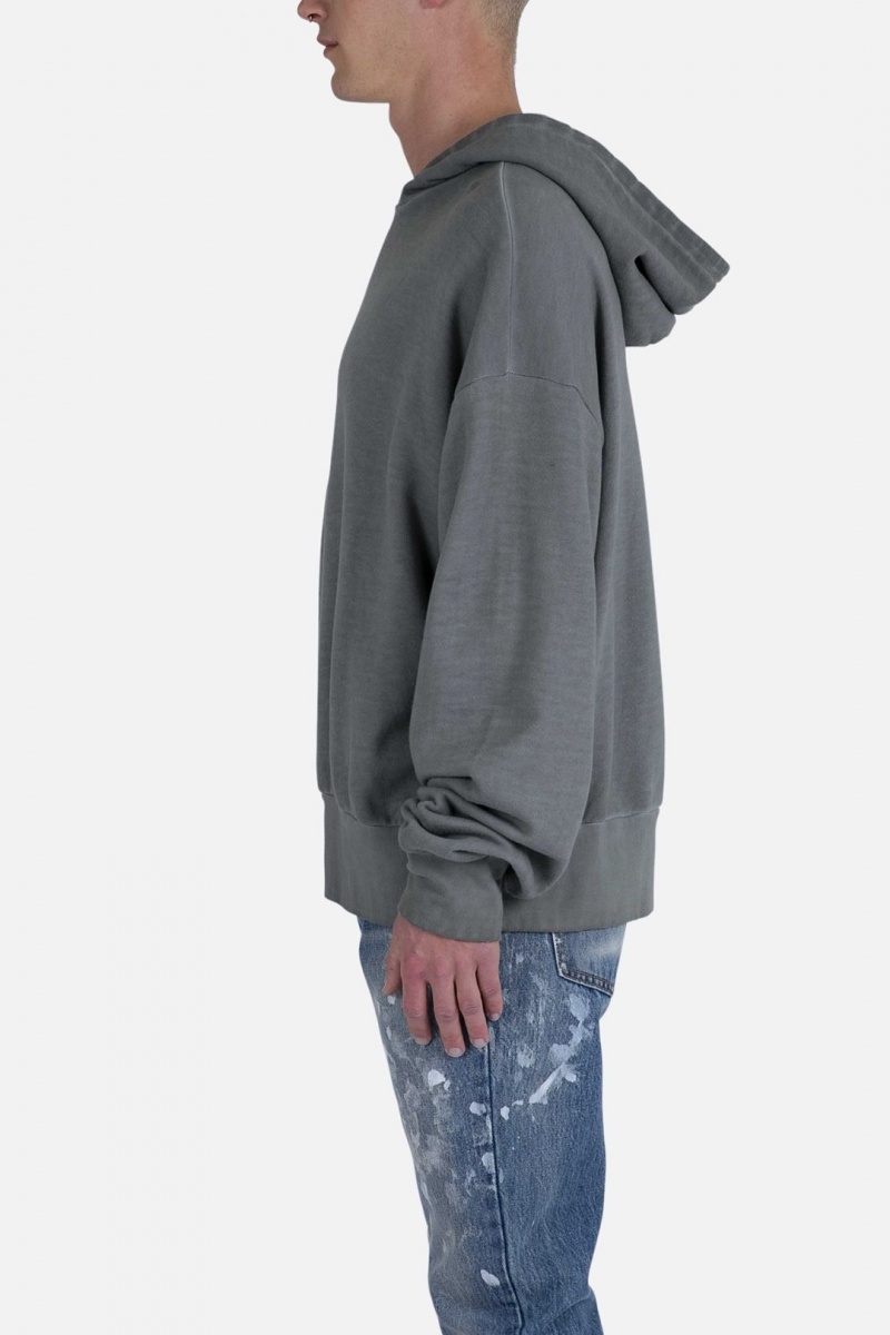 Sweats Mnml Single Zip Patched Hoodie Grise Homme | OAV-3206588