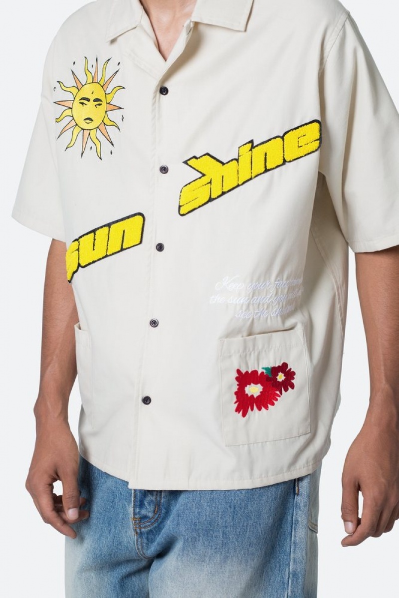 Chemises Mnml Sunshine S/S Shirt Kaki  | XJZ-5303690